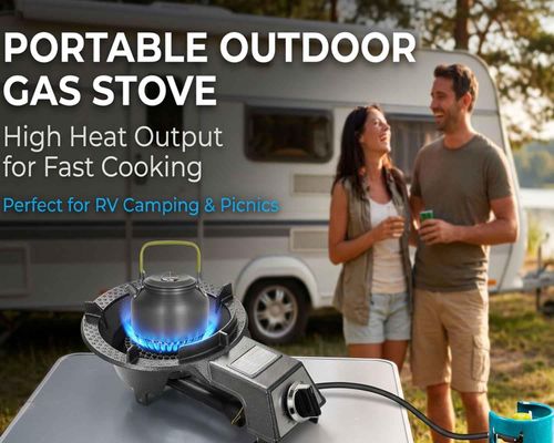 Horyanr Single Burner Propane Stove Automatic Ignition Cast Iron (M-03)