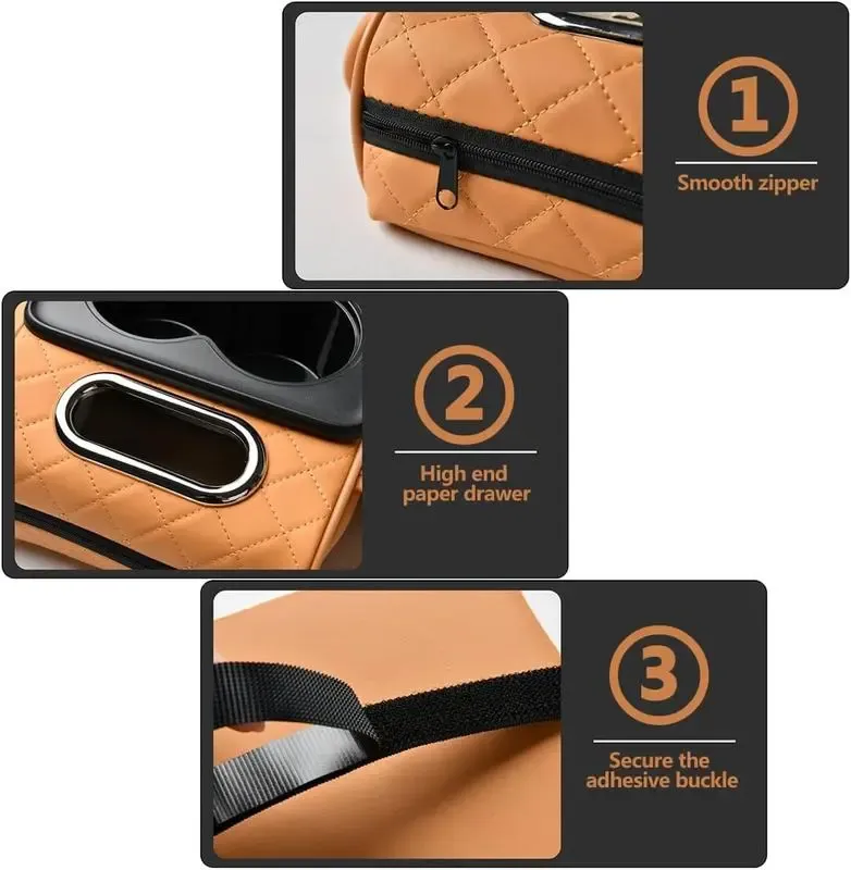 Multifunctional Car Tissue Box