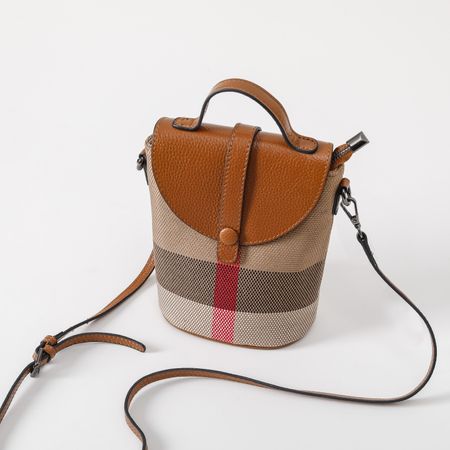 Stylish Mini Shoulder Bag - Elegant Grid Pattern, Adjustable Strap, Polyester Lining, Perfect for Travel, Daily Use, and Organization - Compact, Lightweight, and Versatile