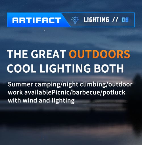 New Portable Waist-Hung High Wind USB Fan