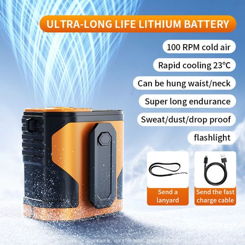 New Portable Waist-Hung High Wind USB Fan