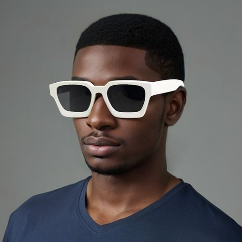Square Sunglasses for Women and Men with Thick Frames – Simple Designer Style Shades