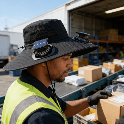 Multifunctional Solar Fan Hat