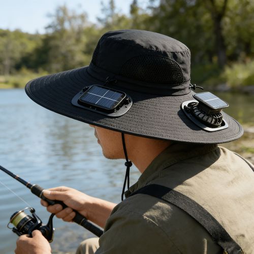 Multifunctional Solar Fan Hat