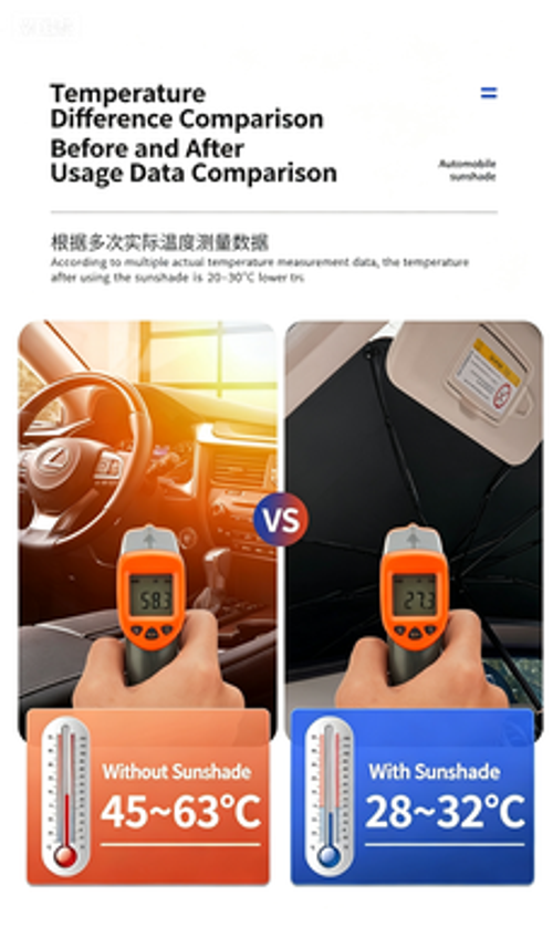 Universal Car Windshield Sun Shade