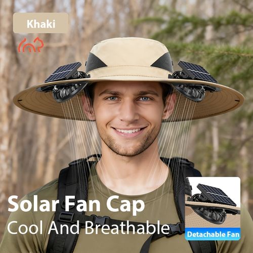 Multifunctional Solar Fan Hat