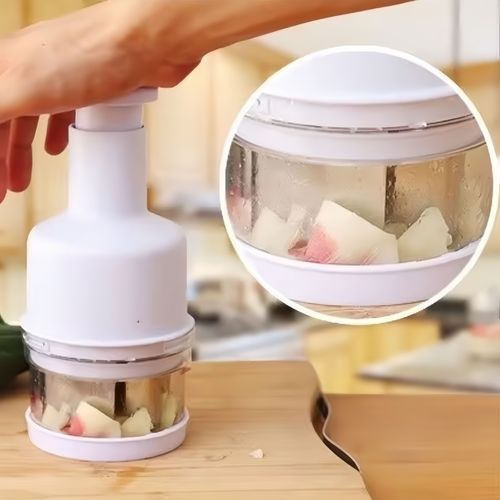 Food Chopper Manual Hand Vegetable Chopper Cutter Dishwasher Safe Slap Onion Chopper for Veggies Onions Garlic Nuts Salads