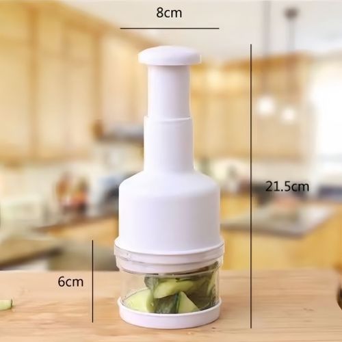 Food Chopper Manual Hand Vegetable Chopper Cutter Dishwasher Safe Slap Onion Chopper for Veggies Onions Garlic Nuts Salads