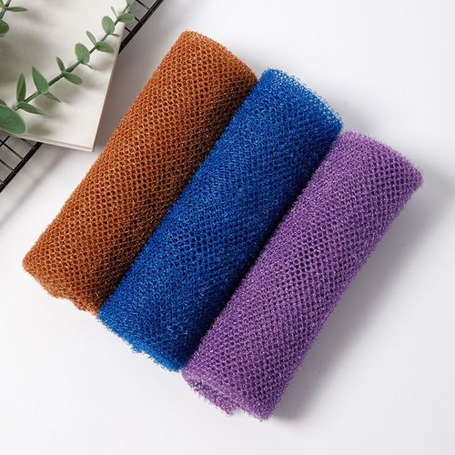 Long-length African bath net scrub towel - Nylon material bath towel - Essential for efficient exfoliation during bathing