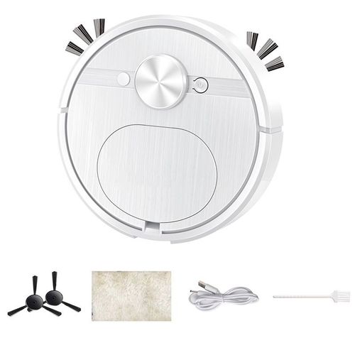 3 in 1 Charging Cleaning Robot Sweep Mop & Vacuum Away Dust Hair & More