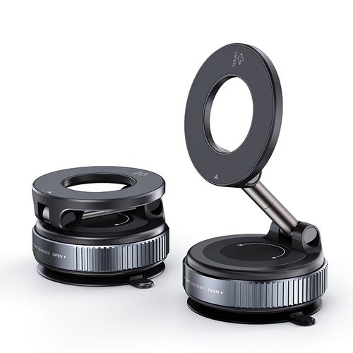 New Universal Silicone Suction Cup Car Phone Holder Stand 360° Rotation Magnetic Windshield Car Dashboard Mobile Phone Holder