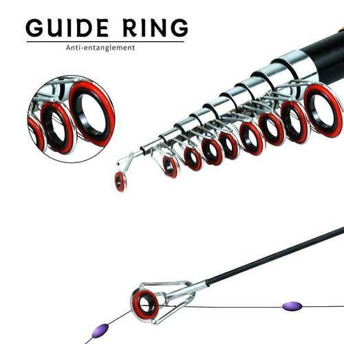 Portable Telescopic Fishing Rod and Reel Combo Full Kit with Lures Hooks and Carry Bag