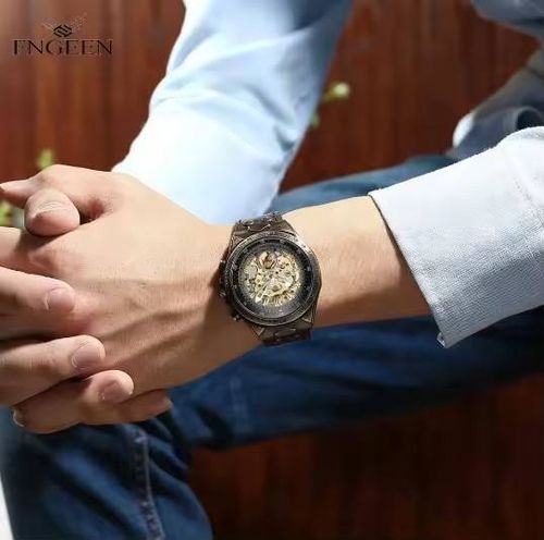 FNGEEN A275 Fashion Retro Style Reloj Hombre Waterproof Automatic Mechanical Business Luxury Men's Watch Autumn Watches for Men