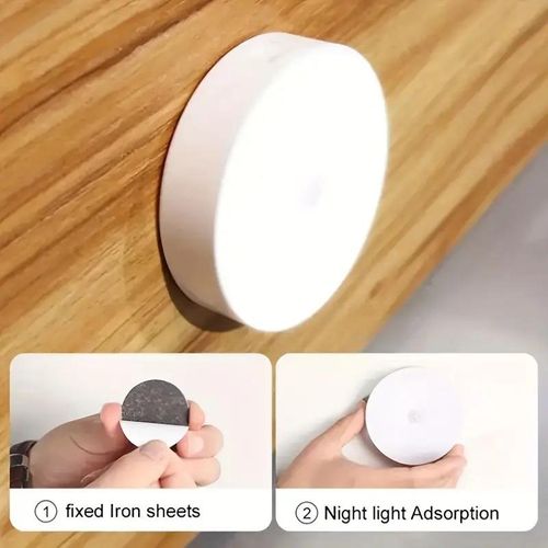 A great helper for night lighting is here~ This motion-sensing night light turns on automatically when someone approaches and dims gradually when they leave, so you won't fumble in the dark when getting up at night.  Perfect for bedroom bedside, bathroom, and stairs. Its soft light won't irritate your eyes, caring for your family's good sleep.