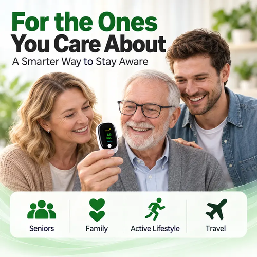 Non-invasive fingerstick blood glucose meter with results in 5 seconds—the perfect gift for your elders