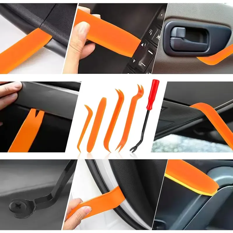 Car Retainer Clips & Fasteners Kit – 32 Universal Sizes Nylon Bumper, Fender Rivets, Door Panel Clips, and Plastic Rivets with 10 Cable Ties and Removal Tool for Auto Vehicles (1240pcs)