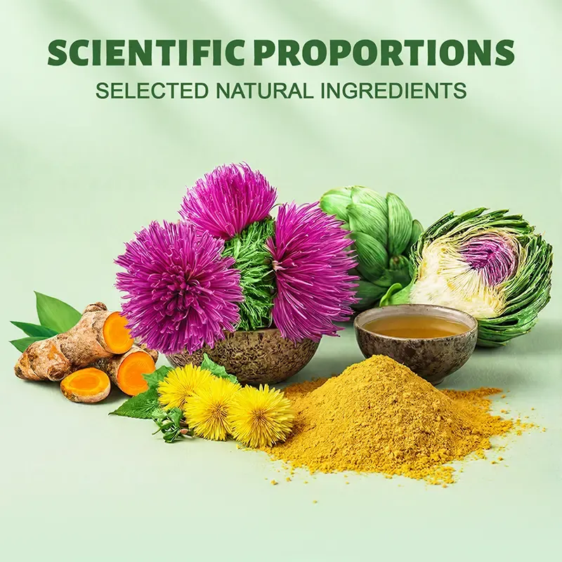 Dr. CROWN Liver Support Supplement for Detox & Cleanse with Milk Thistle, NAC, ALA & Turmeric - 120 Capsules