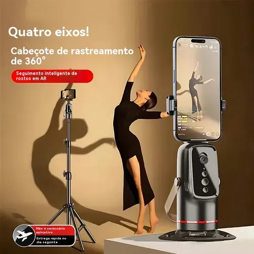 Q03 Pan-tilt intelligent AI face recognition 360-degree panoramic shooting pan-tilt live broadcast face tracking stabilizer