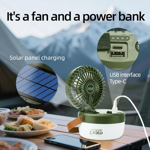 Multifunctional Solar Fan Light