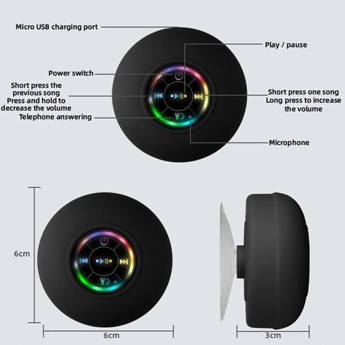 Bathroom waterproof Bluetooth speaker