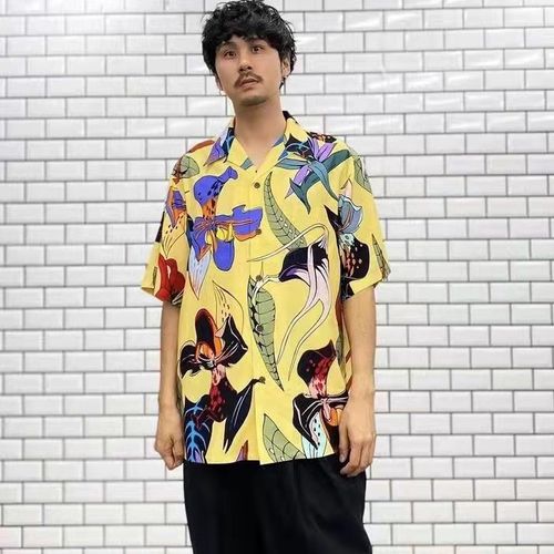 WACKO MARIA 22SS HAWAIIAN SHIRT百花圖 短袖襯衫 W131