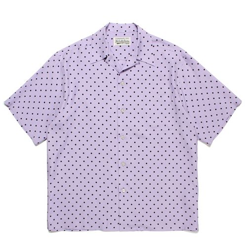 WACKO MARIA DOTS OPEN COLLAR SHIRT 小圓點玻璃球 夏威夷短袖襯衫 W335