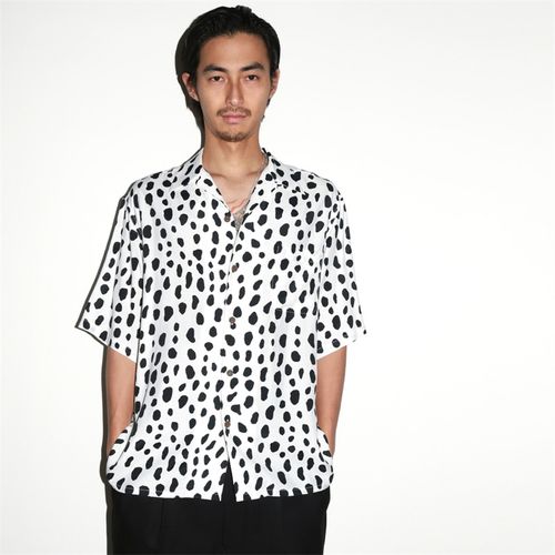 WACKO MARIA 24SS 新款LEOPARD OPEN SHIRT 豹紋 夏威夷短袖襯衫 W369