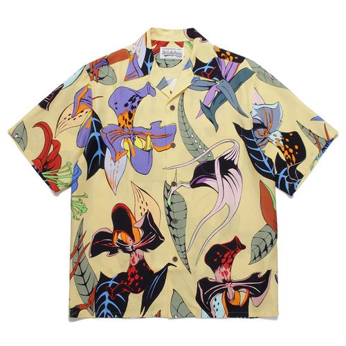 WACKO MARIA 22SS HAWAIIAN SHIRT百花圖 短袖襯衫 W131