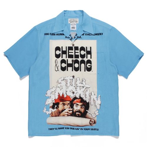 WACKO MARIA SFSTILL SMOKIN CHEECH & CHONG夏威夷短袖襯衫 W156