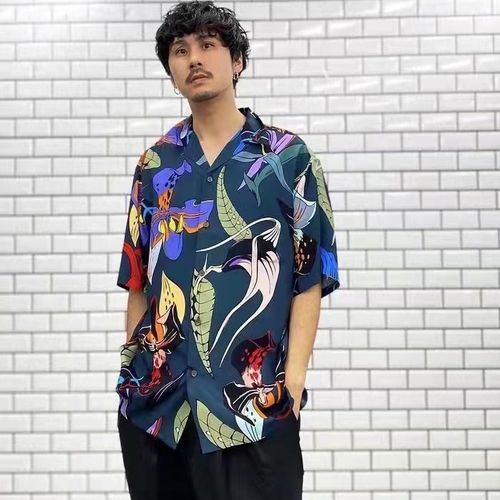 WACKO MARIA 22SS HAWAIIAN SHIRT百花圖 短袖襯衫 W131