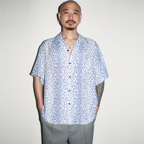 WACKO MARIA 23SS新款LEOPARD OPEN SHIRT 豹紋 夏威夷短袖襯衫 W183