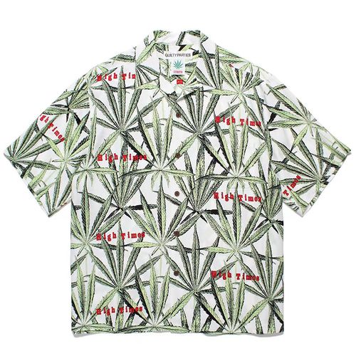 WACKO MARIA x High Times聯名24SS 舐達麻 HAWAIIAN SHIRT 夏威夷短袖襯衫 W366