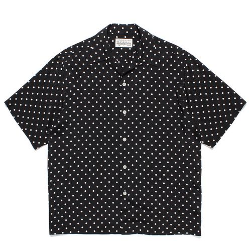 WACKO MARIA DOTS OPEN COLLAR SHIRT 小圓點玻璃球 夏威夷短袖襯衫 W335