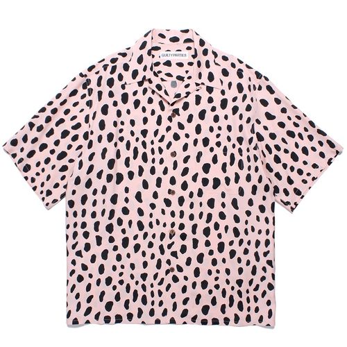 WACKO MARIA 24SS 新款LEOPARD OPEN SHIRT 豹紋 夏威夷短袖襯衫 W369