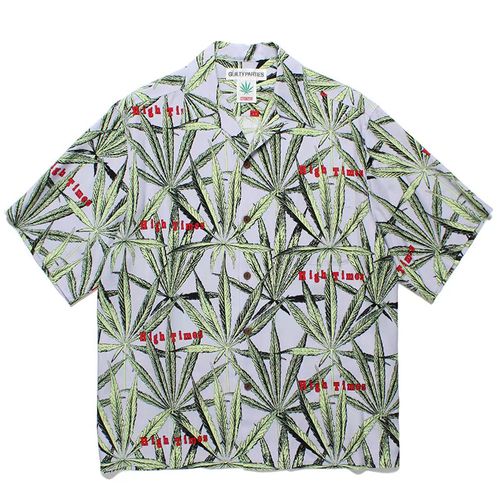 WACKO MARIA x High Times聯名24SS 舐達麻 HAWAIIAN SHIRT 夏威夷短袖襯衫 W366