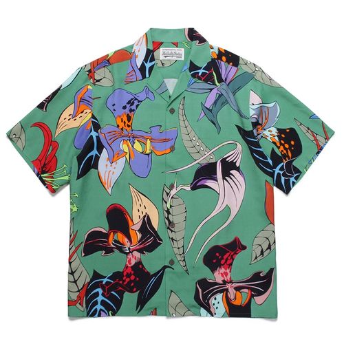 WACKO MARIA 22SS HAWAIIAN SHIRT百花圖 短袖襯衫 W131