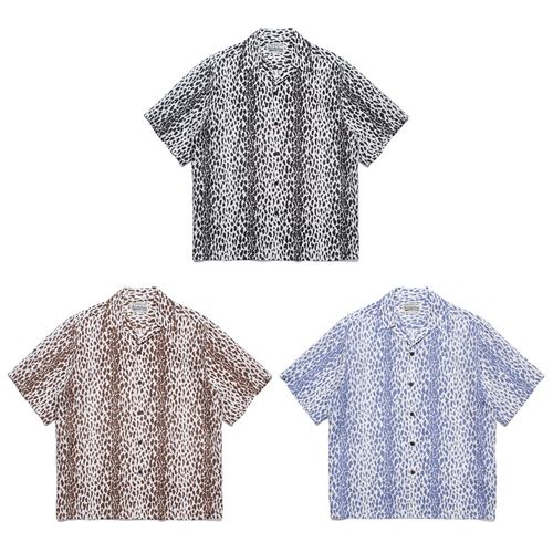 WACKO MARIA 23SS新款LEOPARD OPEN SHIRT 豹紋 夏威夷短袖襯衫 W183