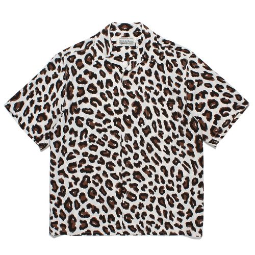 WACKO MARIA NANGA  LEOPARD ANORAK JACKET 豹紋夏威夷短袖襯衫 W182