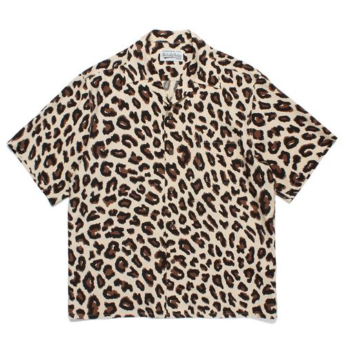 WACKO MARIA NANGA  LEOPARD ANORAK JACKET 豹紋夏威夷短袖襯衫 W182