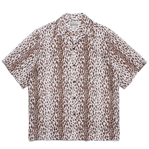 WACKO MARIA 23SS新款LEOPARD OPEN SHIRT 豹紋 夏威夷短袖襯衫 W183