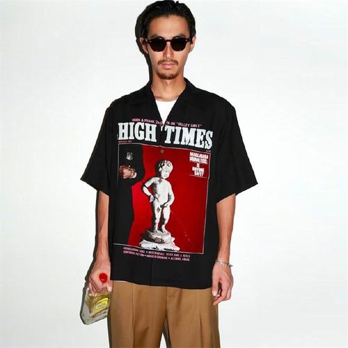 WACKO MARIA x High Times 24SS 舐達麻 HAWAIIAN SHIRT 夏威夷短袖襯衫 W399