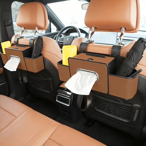 car rear seat storage bag set