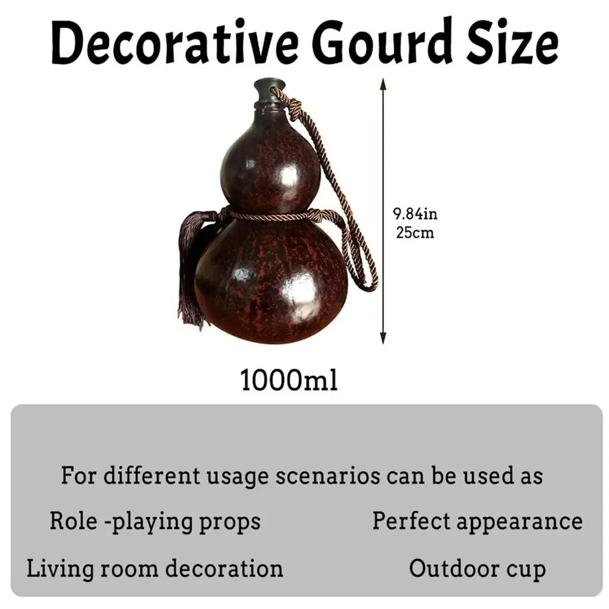 Retro Gourd Water Bottle