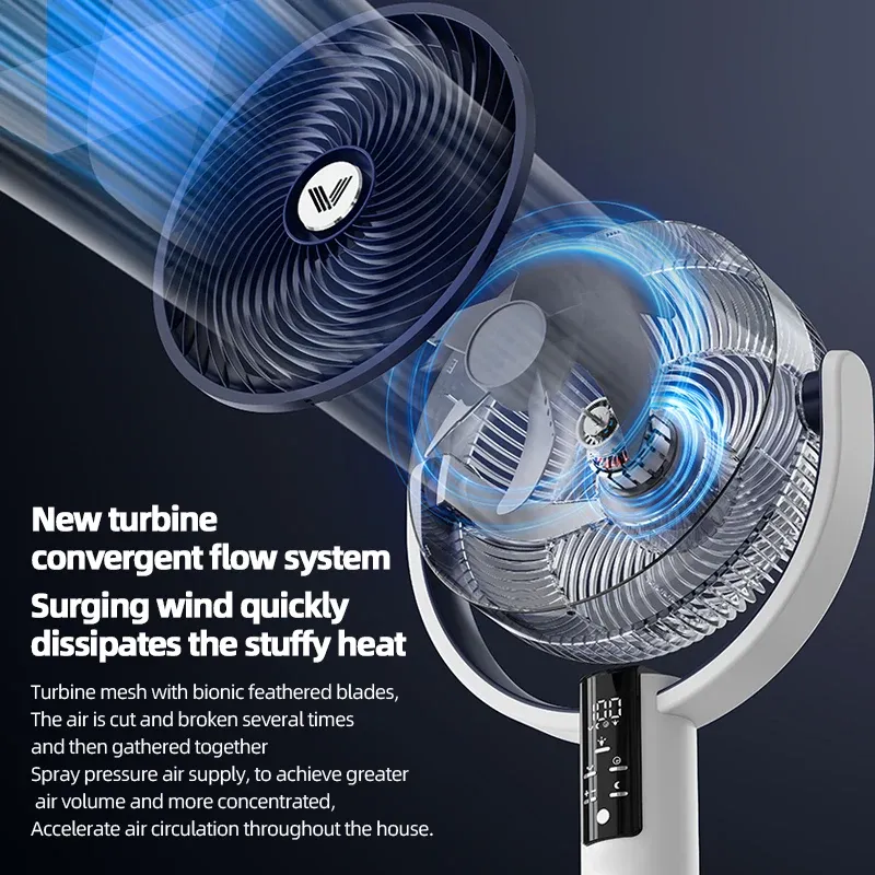 High Quality Floor Fan Air Circulation Fan Rechargeable