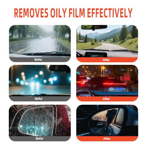 Car Glass Cleaning Anti-Fog & Rain Repellent Coating