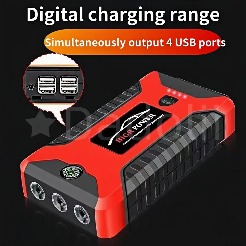2-in-1 Jump Starter & Air Pump