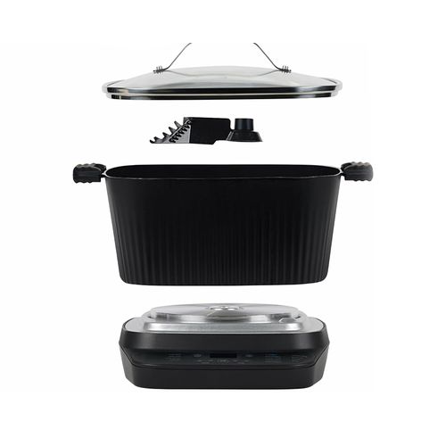 9-in-1 Programmable Preset Automatic Paddle Multifunctional Pot with Stirring, Crushing, Frying, Deep-Frying, Boiling and Steaming Functions