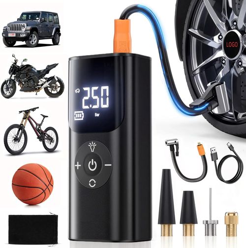 Portable cordless air pump