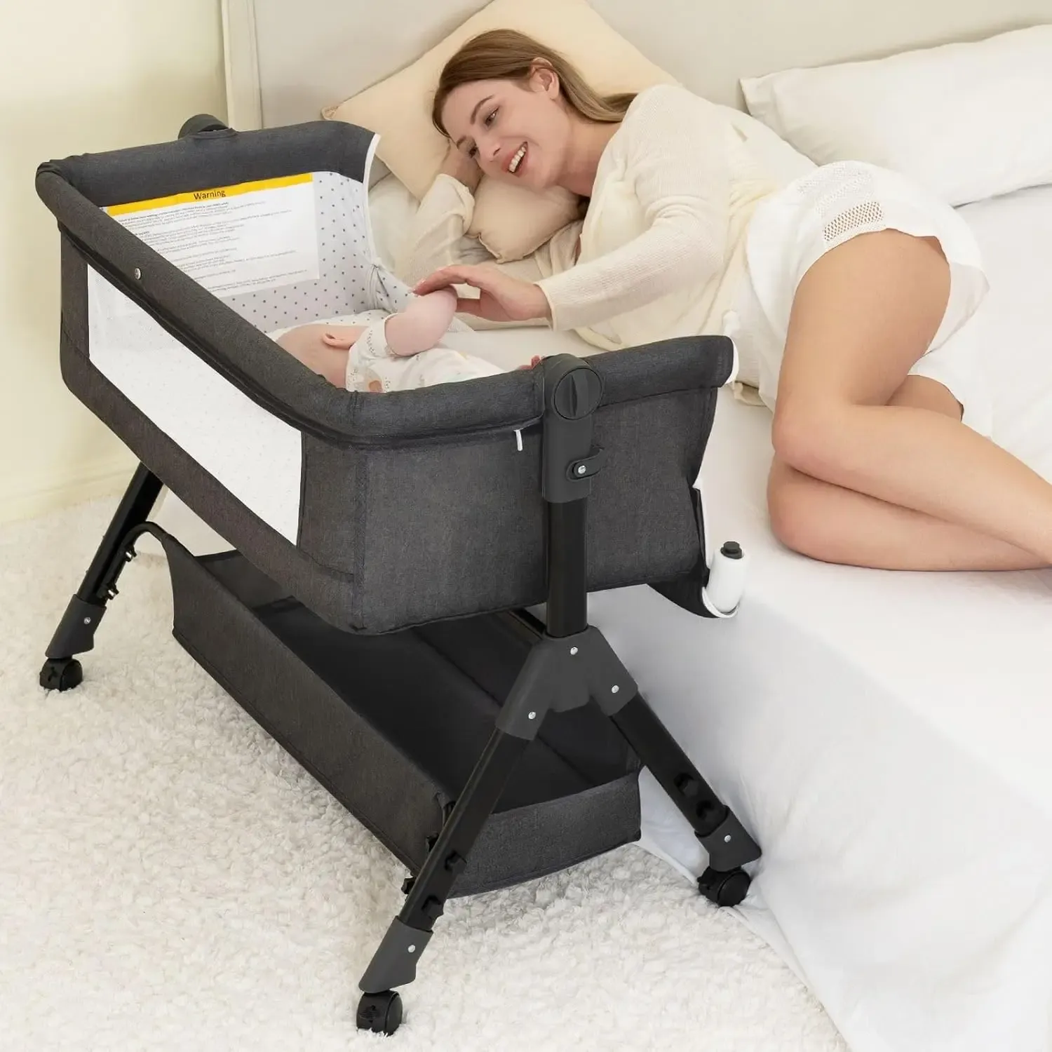 3-in-1 Adjustable Baby Bassinet