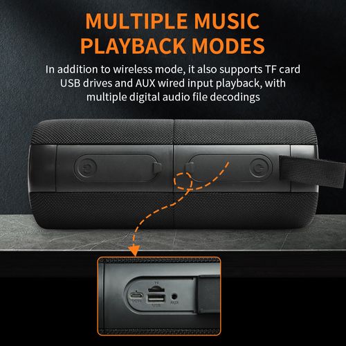 2-in-1 Portable Split-Type Waterproof Wireless Speaker